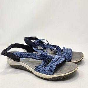 Skechers Outdoor Reggae Cup Oh Snap Blue Sports Sandals Womens 7 Slingback